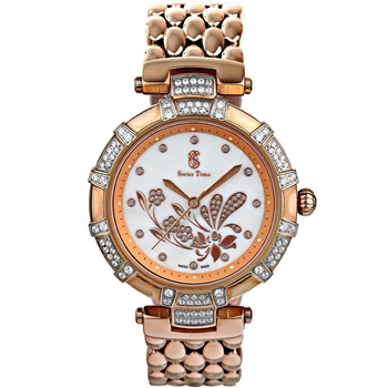 ساعت مچی SWISS TIME کد ST 327-RG/Wh